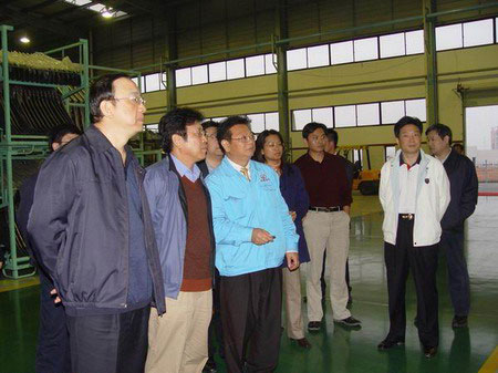 國家發改委工業司領導視察浙江眾泰汽車